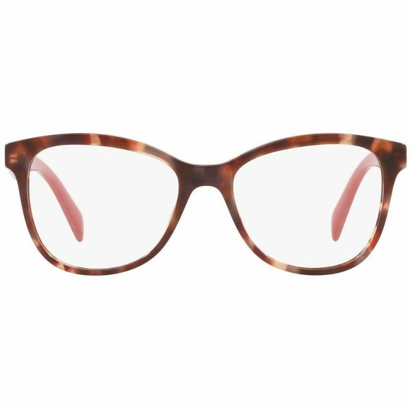 Prada Cat Eye Eyeglasses Pink Havana W/Demo Lens - Picture 2 of 4